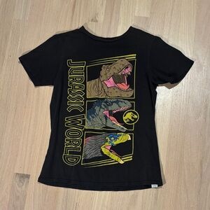 Kids Jurassic World Dinosaur Graphic Tee - Black